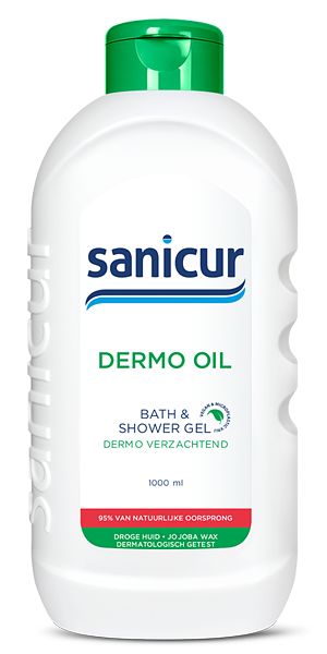 Foto van Sanicur dermo oil bath & shower gel