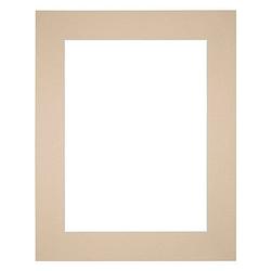 Foto van Passe-partout 70x90cm/58x78cm karton beige rand 6cm recht