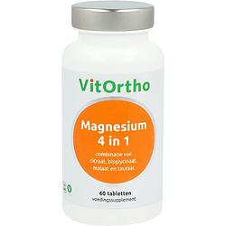 Foto van Vitortho magnesium 4 in 1 tabletten
