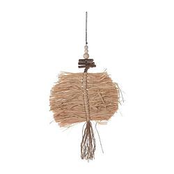 Foto van Wandhanger raffia - 65x28x2.5 cm