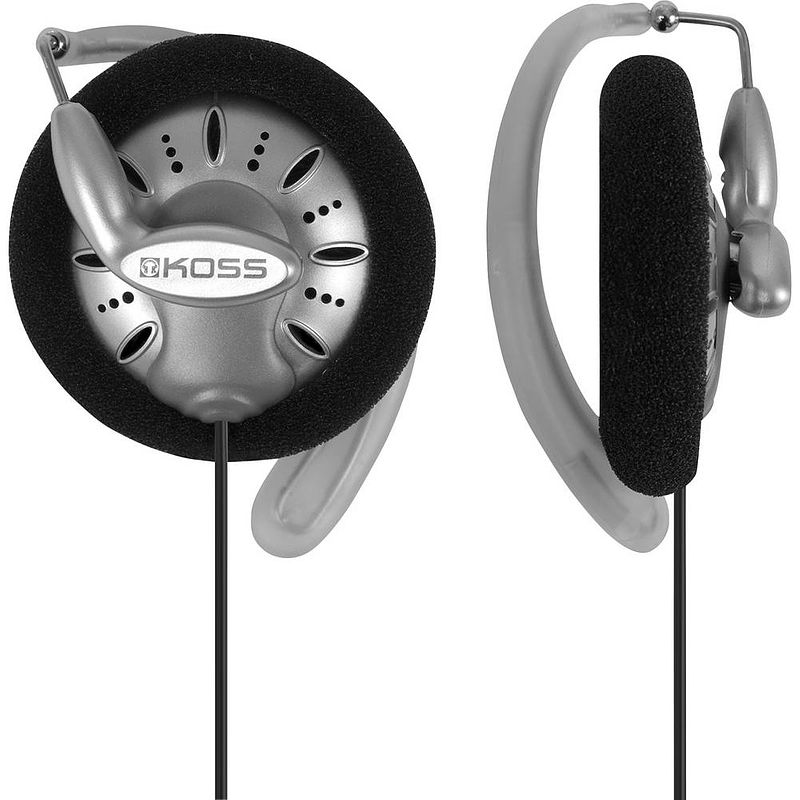 Foto van Koss ksc75 on ear koptelefoon kabel sport zwart