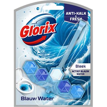 Foto van Glorix actief blauw water toiletblok bleek 1 stuk bij jumbo