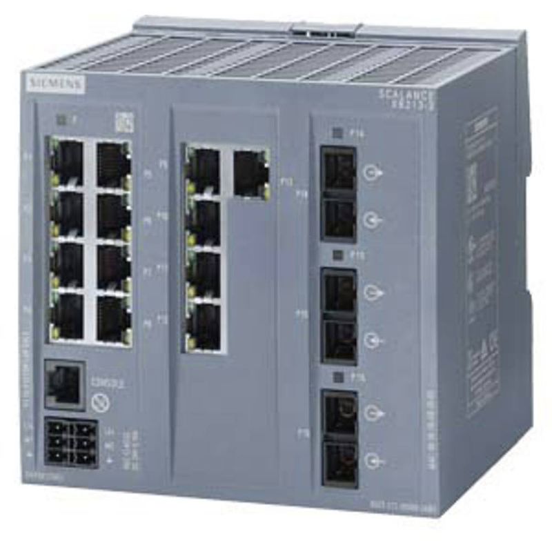 Foto van Siemens 6gk5213-3bd00-2tb2 netwerk switch 10 / 100 mbit/s