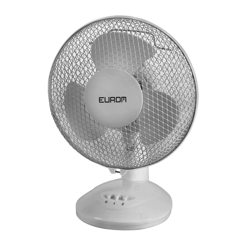 Foto van Eurom vt9-blanc ventilator - 35,5 cm