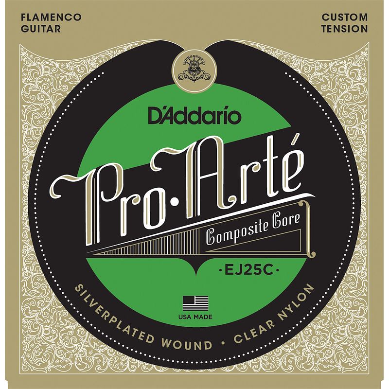 Foto van D'saddario ej25c pro-arte snarenset voor flamenco gitaar