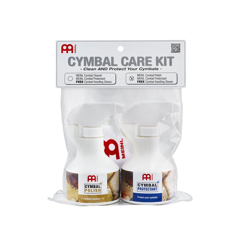 Foto van Meinl mcck-mcp cymbal care kit - polish + protectant