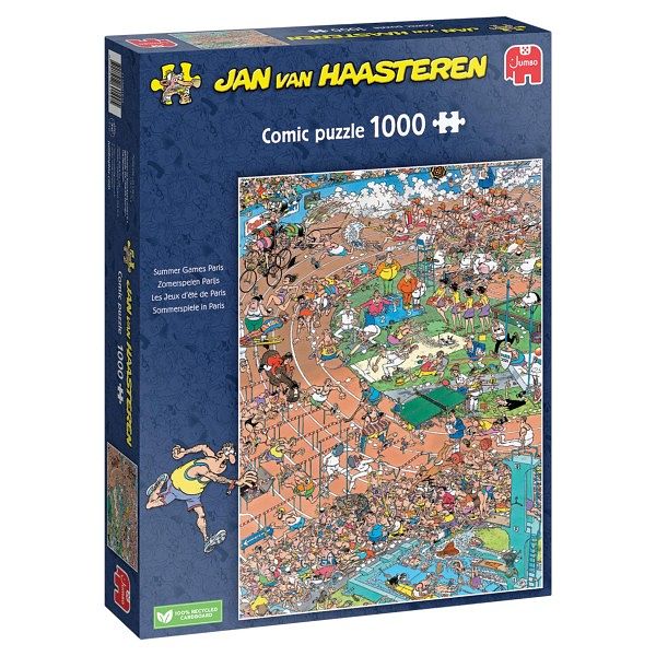 Foto van Jumbo puzzel jan van haasteren olympische zomerspelen 1000 stukjes