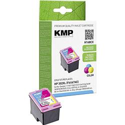 Foto van Kmp cartridge h168cx compatibel vervangt hp 302xl cyaan, magenta, geel 1746,4030