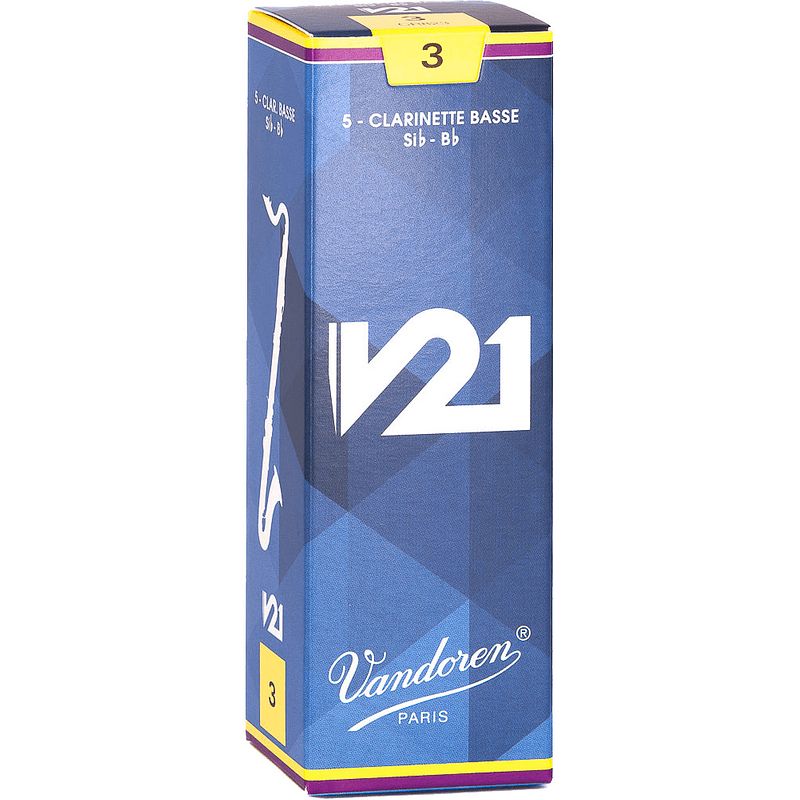 Foto van Vandoren cr823 bass clarinet reed riet voor basklarinet (5 stuks)