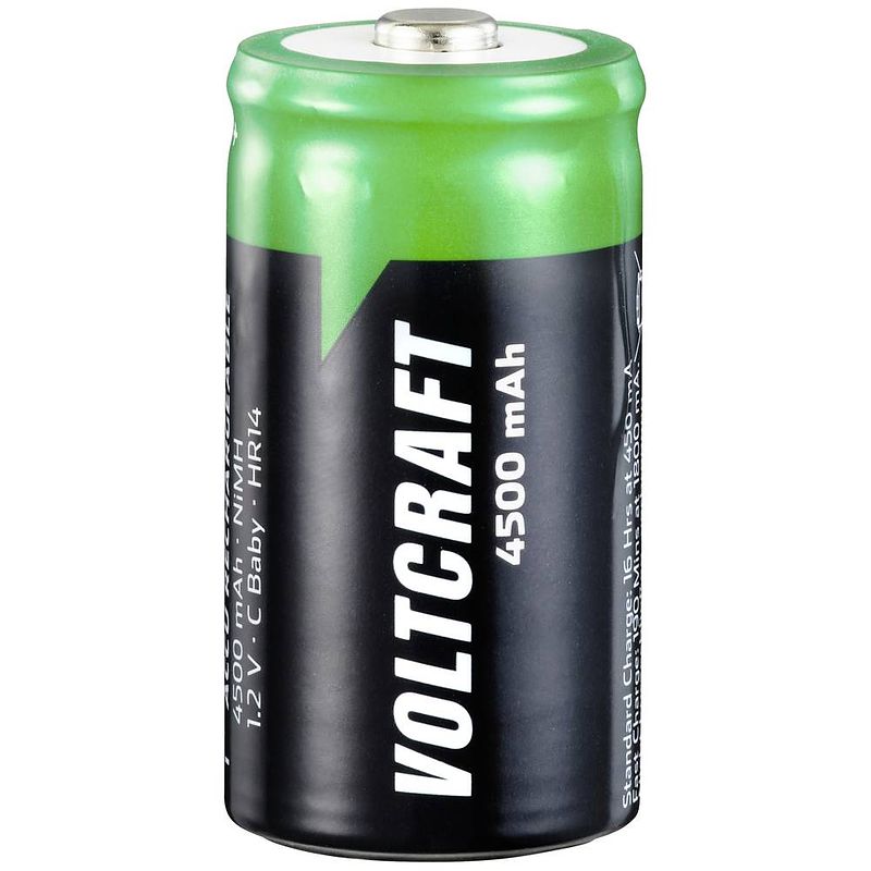 Foto van Voltcraft oplaadbare c batterij (baby) hr14 nimh 1.2 v 4500 mah 1 stuk(s)