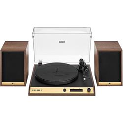 Foto van Crosley c72 platenspeler walnut