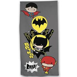 Foto van Batman 2-in-1 strandlaken + gymbag - 70 x 140 cm + 43 x 32 cm - polyester