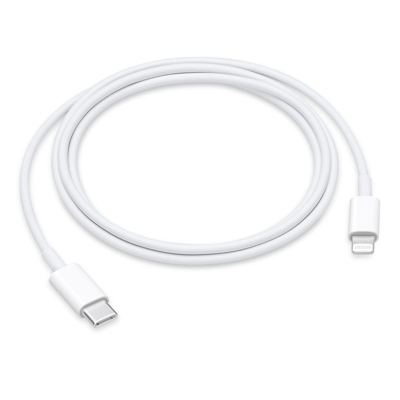 Foto van Apple usb-c to lightning cable (1m) oplader wit