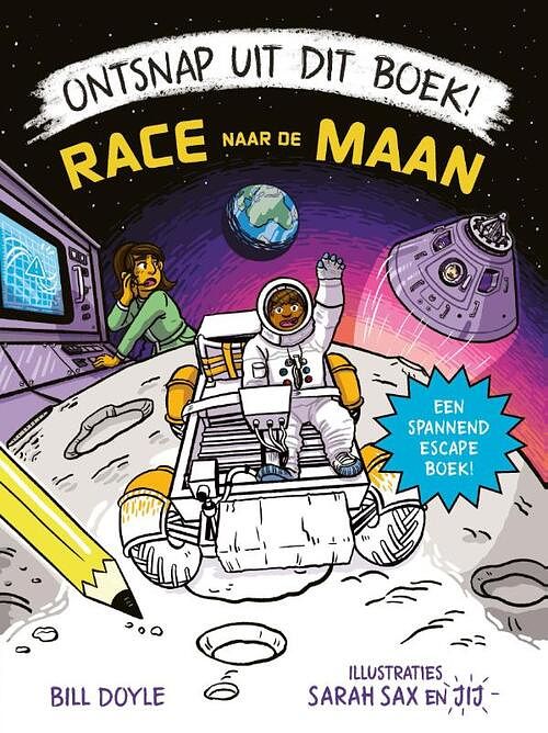 Foto van Ontsnap uit dit boek - race naar de maan - bill doyle - paperback (9789021426976)