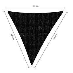 Foto van Sunfighters 90 graden driehoek 3,5x4x4,5 zwart