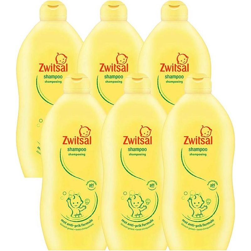 Foto van Baby shampoo - anti prik - 6x 700ml - voordeelverpakking