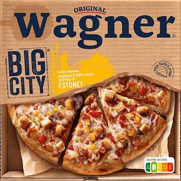 Foto van Wagner big city pizza sydney kip bbq saus 425g bij jumbo