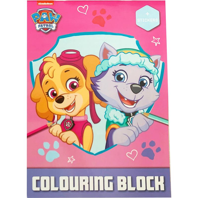 Foto van Toi-toys kleurboek paw patrol junior karton/papier roze