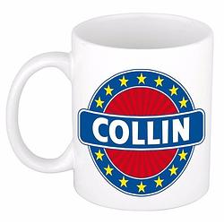 Foto van Collin naam koffie mok / beker 300 ml - namen mokken