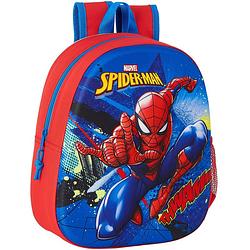 Foto van Spiderman rugzak 3d great power - 33 x 27 x 10 cm - polyester