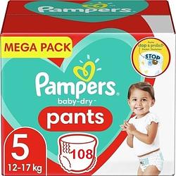 Foto van Pampers - baby dry pants - maat 5 - megapack - 108 stuks - 12/17kg