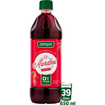 Foto van Slimpie aardbei siroop 650ml bij jumbo