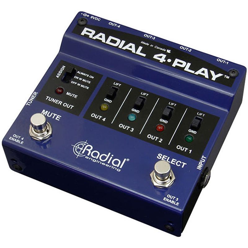 Foto van Radial 4-play multi-output di box