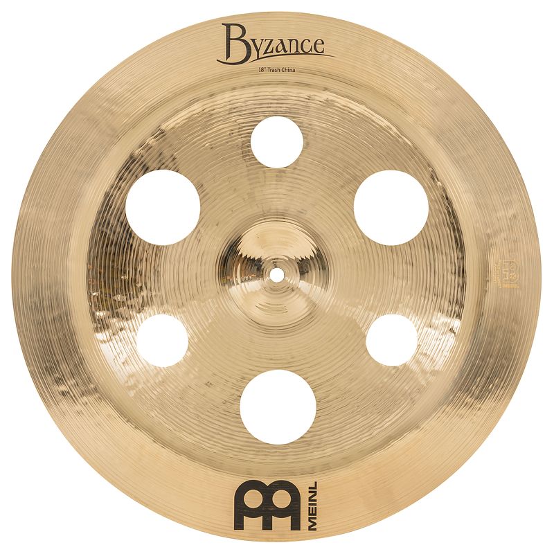 Foto van Meinl byzance b18trch-b brilliant trash china bekken