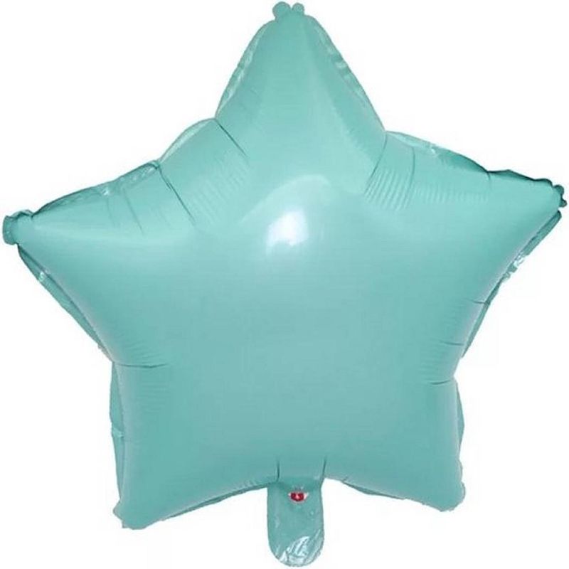 Foto van Folieballon ster mint 18 inch 45 cm dm-products
