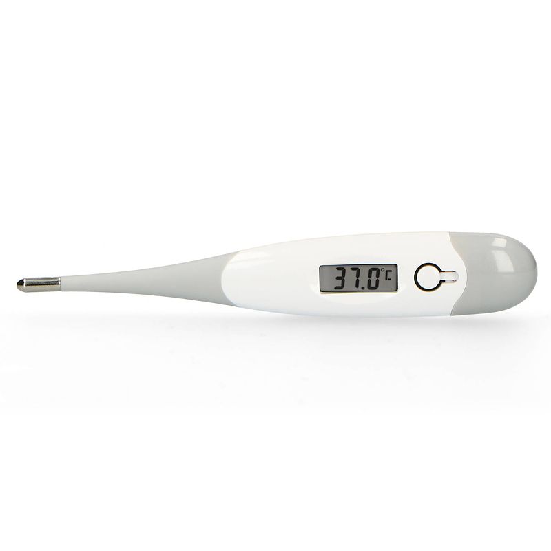 Foto van Digitale thermometer alecto bc-19gs grijs-wit