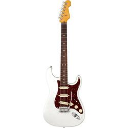 Foto van Fender american ultra stratocaster arctic pearl rw met koffer