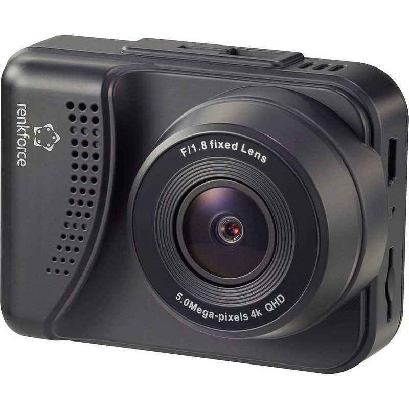 Foto van Renkforce rf-dhc-600 dashcam met gps kijkhoek horizontaal (max.): 140 ° wifi, achteruitrijcamera, videoloop, wdr, g-sensor, databescherming, accu