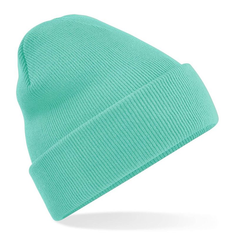 Foto van Beechfield original cuffed beanie mint