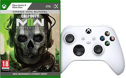 Foto van Call of duty xbox one/series x + xbox wireless controller wit