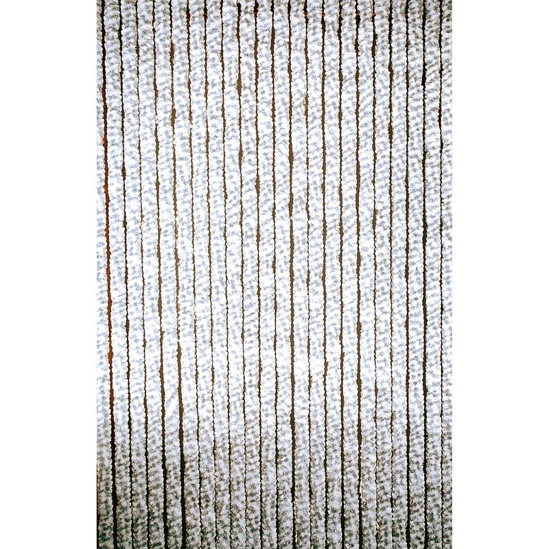 Foto van Lesli living vliegengordijn kattenstaart wit/grijs 90x220 cm