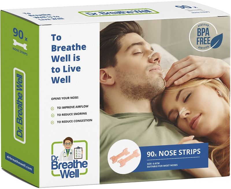 Foto van Dr breathe well neusstrips