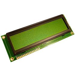 Foto van Display elektronik lc-display zwart geel-groen (b x h x d) 122 x 44 x 14.5 mm dem16215syh-ly-cyr
