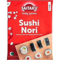 Foto van Saitaku sushi nori 5 vellen 14g bij jumbo