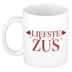 Foto van Liefste zus kado mok / beker wit - bedankt cadeau / verjaardag - feest mokken