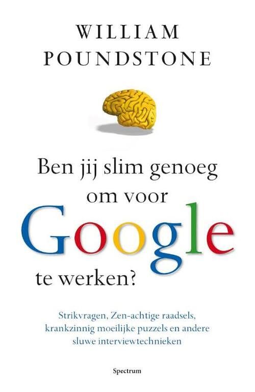 Foto van Ben jij slim genoeg om voor google te werken? - william poundstone - ebook (9789000311415)