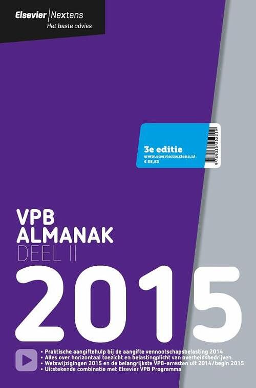 Foto van Elsevier vpb almanak - ebook (9789035252318)