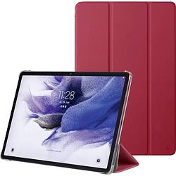 Foto van Hama fold bookcase samsung galaxy tab s7 fe, samsung galaxy tab s7+ rood model-specifieke tablethoes