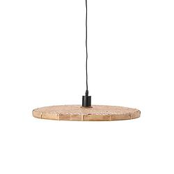 Foto van Light & living - hanglamp paloma - 50x50x3.5 - bruin