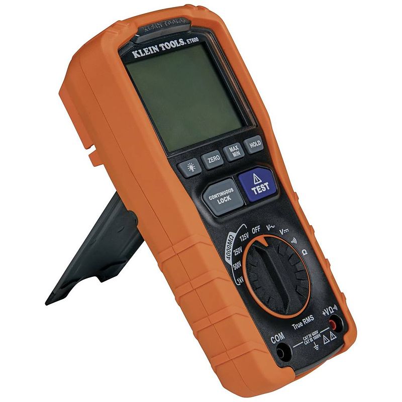 Foto van Klein tools et600 multimeter digitaal cat iii 1000 v, cat iv 600 v weergave (counts): 4000