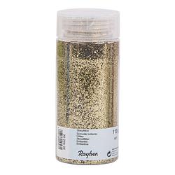 Foto van 1x potje hobby materiaal strooi glitters goud 110 gram - hobbydecoratieobject