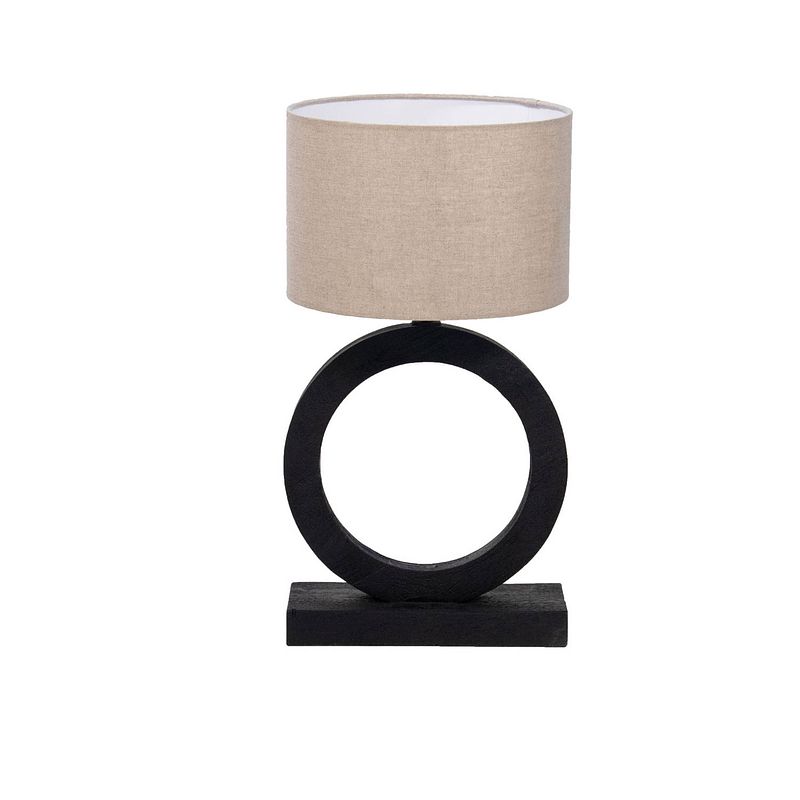 Foto van Giga meubel - tafellamp zwart - 30cm - tafellamp nils