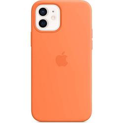 Foto van Apple iphone 12 12 pro siliconen hoesje met magsafe - kumquat