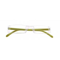Foto van Lifetime-vision leesbril zonder frame unisex groen sterkte +3.00