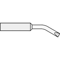 Foto van Weller xnt bx soldeerpunt beitelvorm, gebogen grootte soldeerpunt 2.4 mm inhoud: 1 stuk(s)