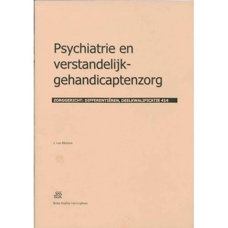 Foto van Psychiatrie en verstandelijk-gehandicaptenzorg